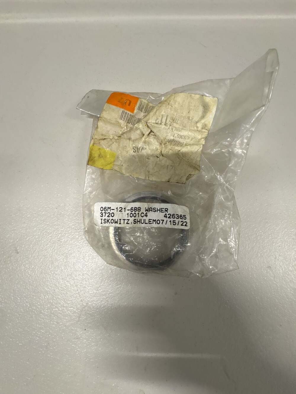 OEM Washer 06M-121-688 Metal Washer